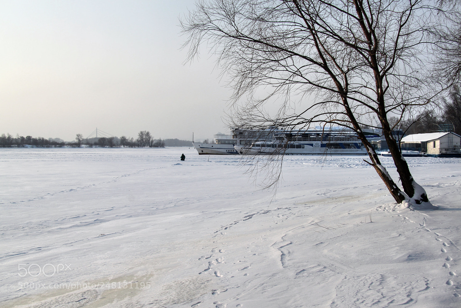Canon EOS 500D (EOS Rebel T1i / EOS Kiss X3) sample photo. Winter pier photography