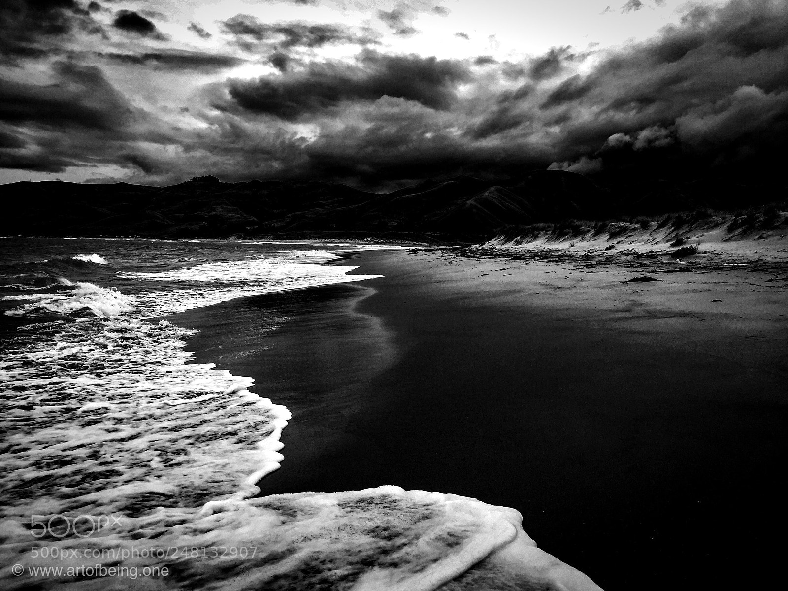 Apple iPhone 6 sample photo. Wild& dark ocean photography