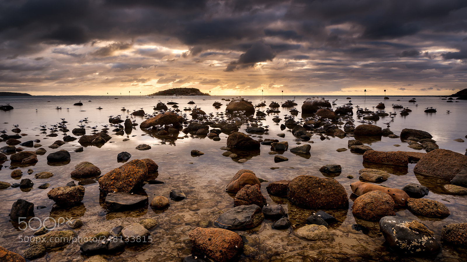 Nikon D810 sample photo. Sunrise at encounter bay photography