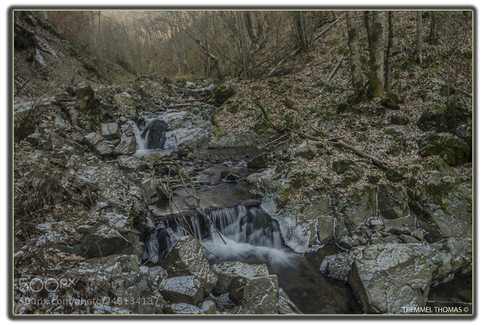 Nikon D5100 sample photo. Frozen waterfall photography
