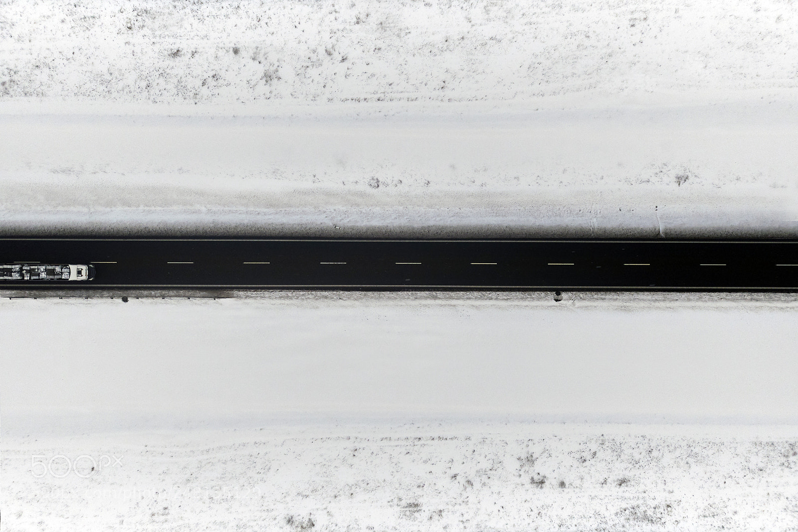 DJI FC220 sample photo. Winter aerial view of photography
