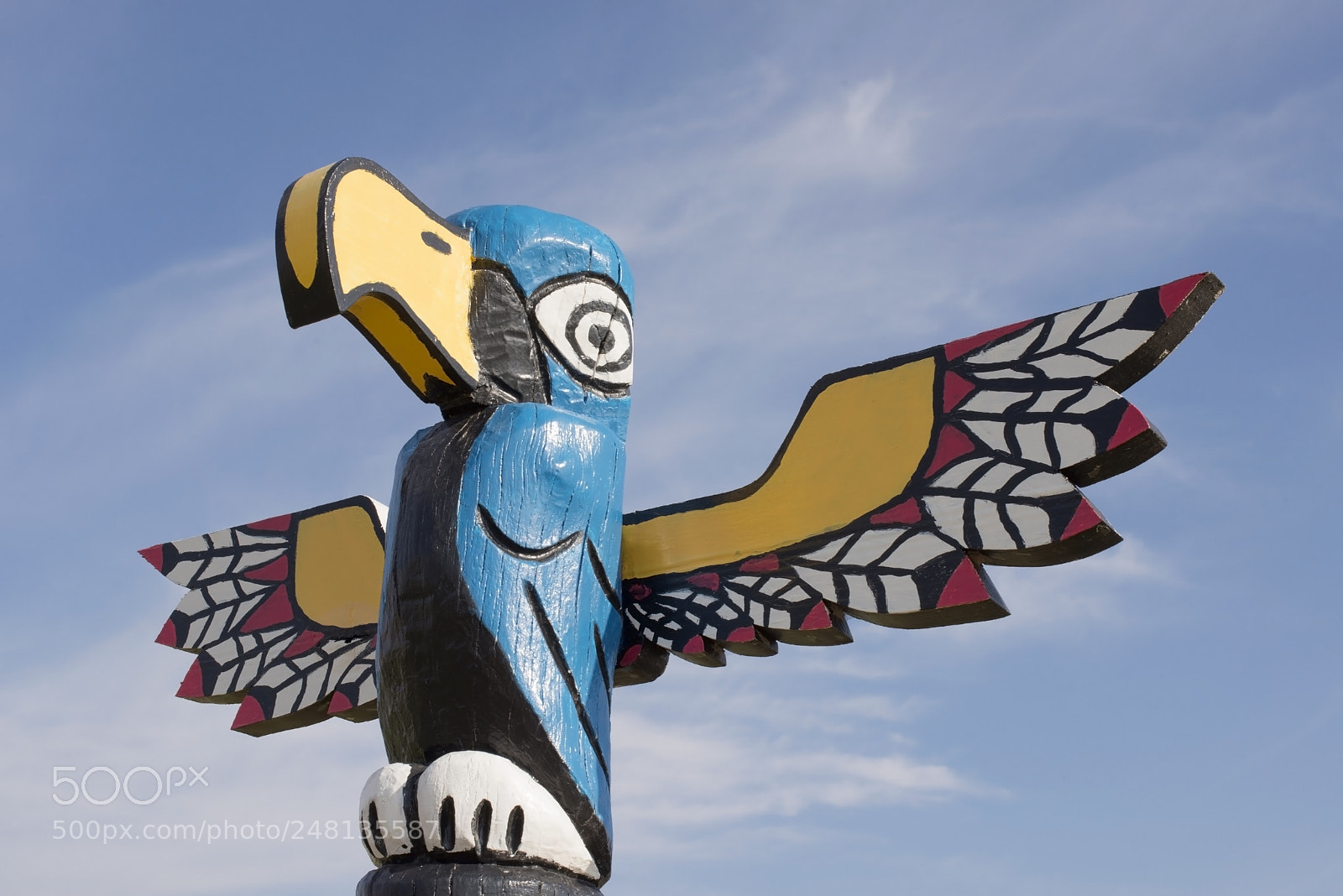 Nikon D600 sample photo. Painted carving (1) photography