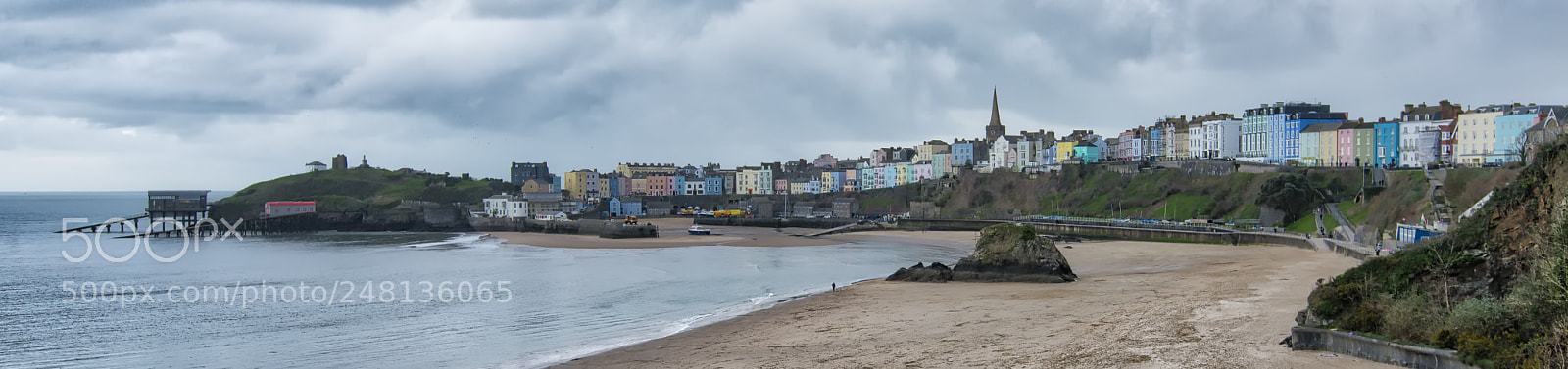 Sony a7R II sample photo. Tenby harbour photography