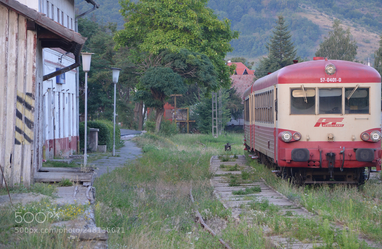 Nikon D5100 sample photo. Old train station photography