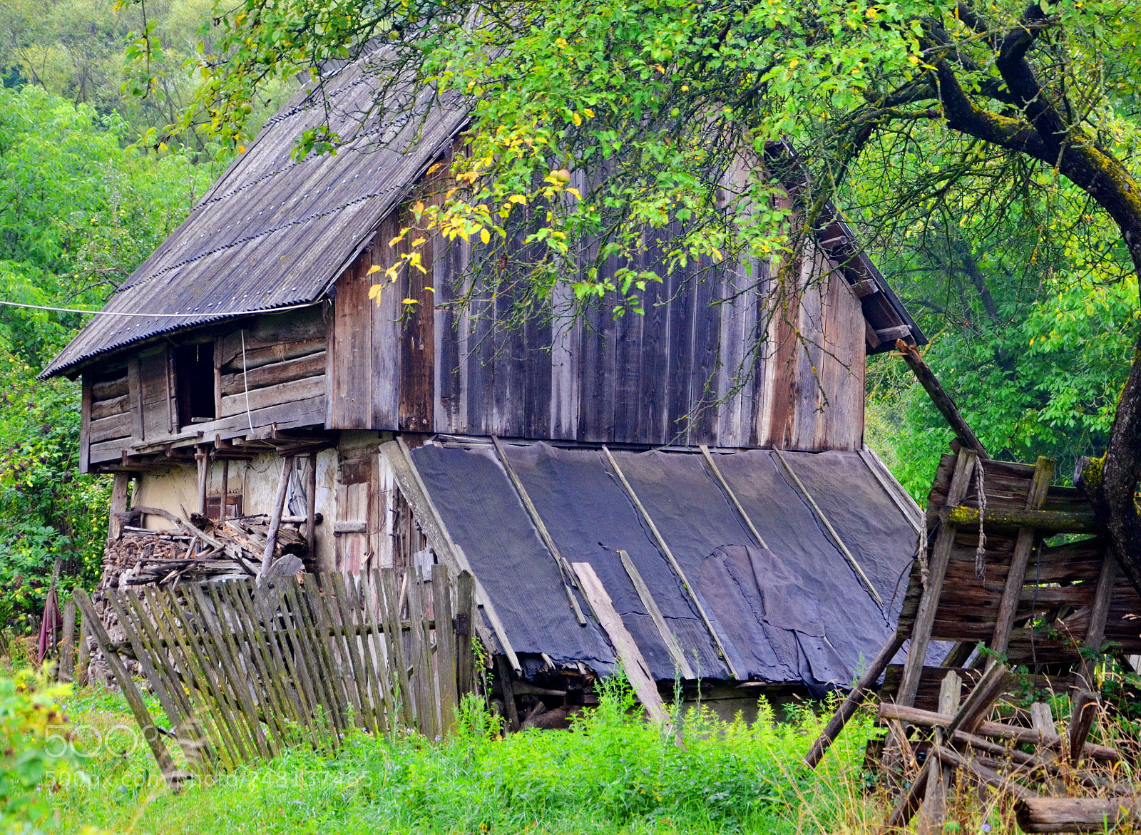 Nikon D5100 sample photo. Old house photography
