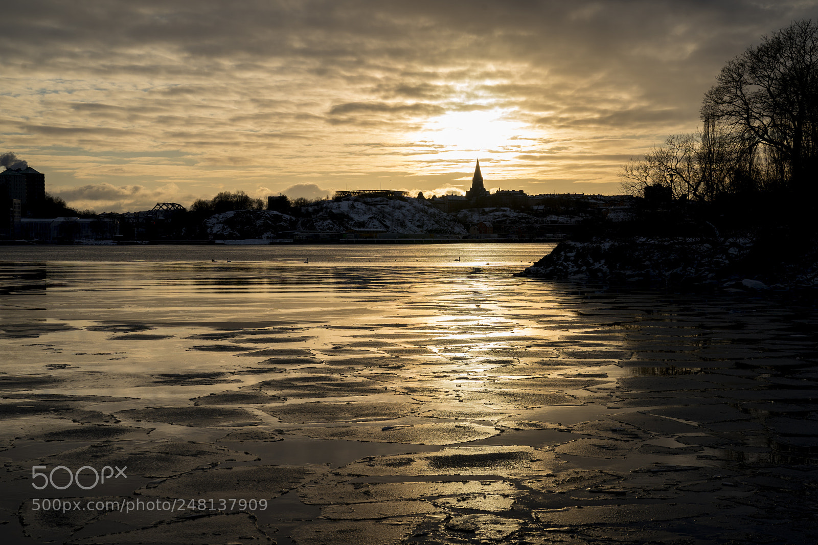Sony a9 sample photo. Sunset in stockholm photography
