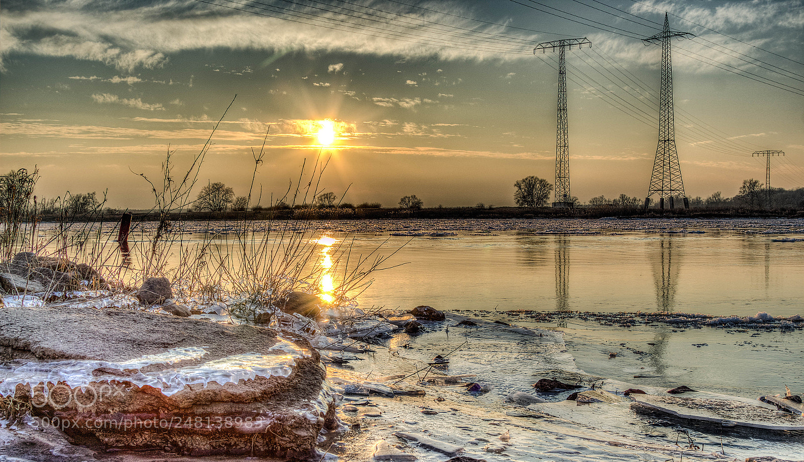 Canon EOS 700D (EOS Rebel T5i / EOS Kiss X7i) sample photo. Eis auf der elbe photography