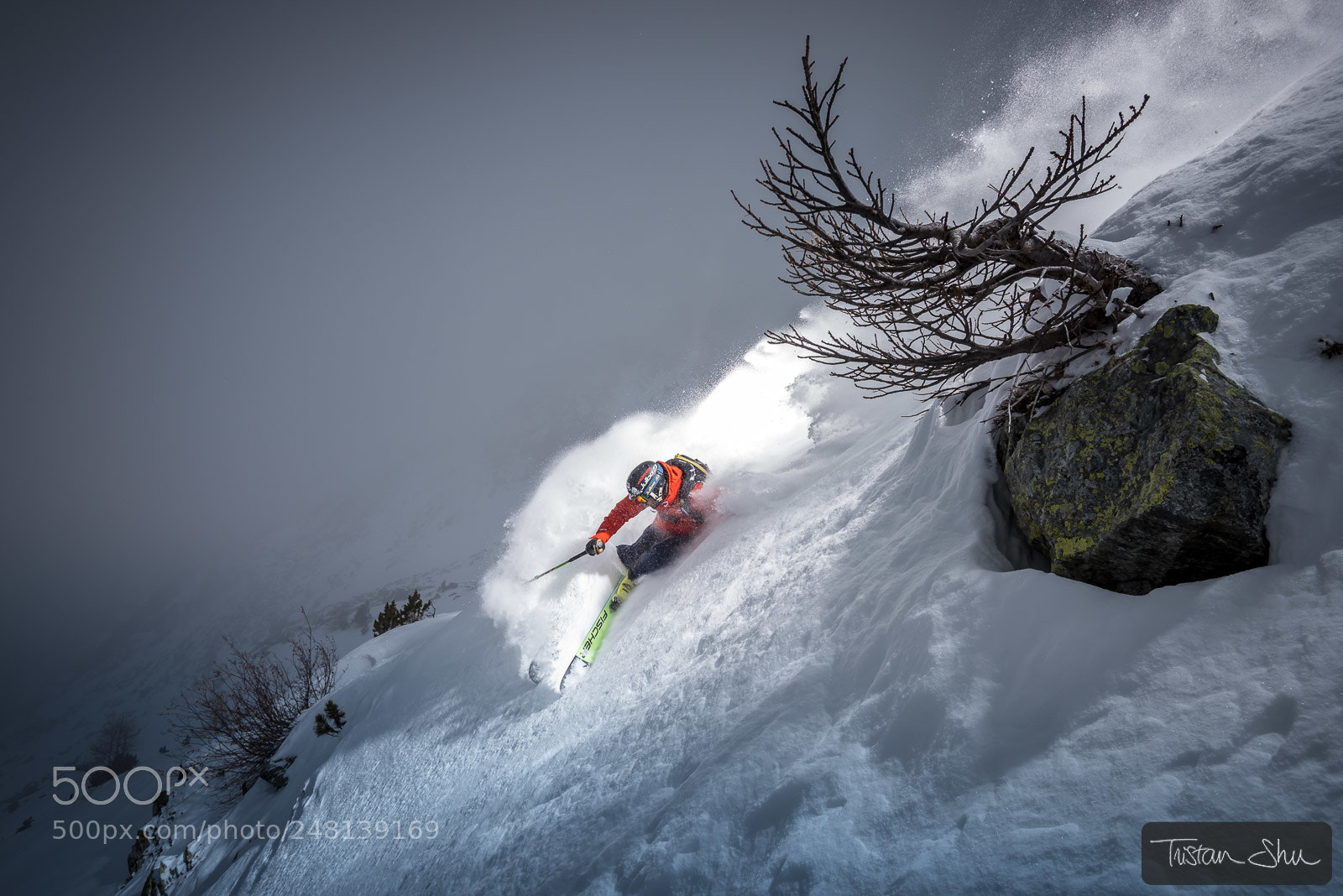 Nikon D810 sample photo. Powder turn with adrien photography