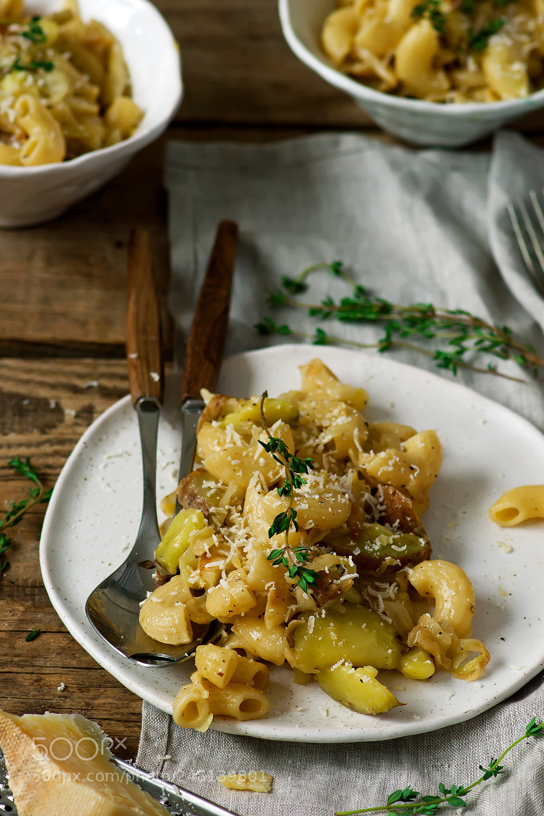 Nikon D3100 sample photo. Pasta and potatoes with photography
