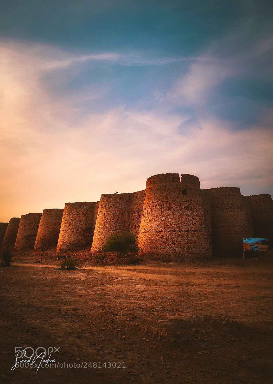 Fujifilm X-T10 sample photo. Derawar fort, cholistan desert photography