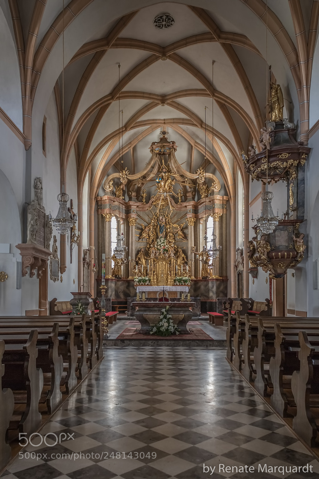 Canon EOS 7D Mark II sample photo. Altar der pfarrkirche maria photography