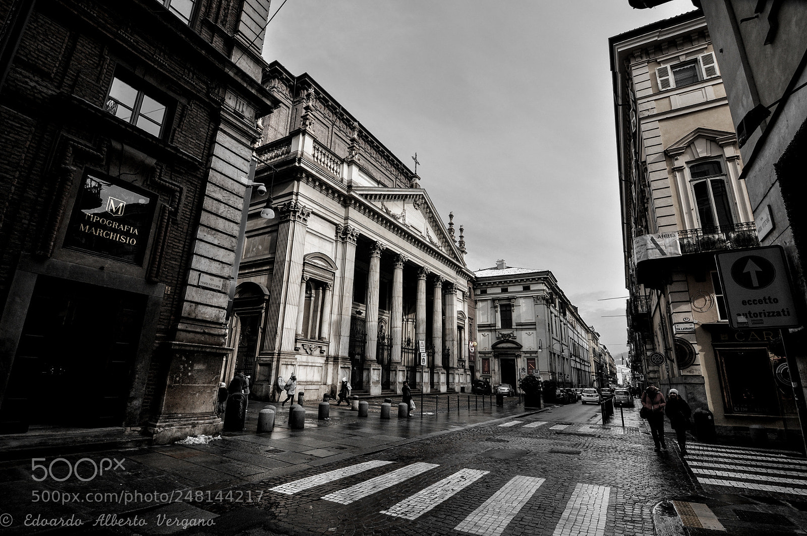 Nikon D5000 sample photo. Streets of turin photography