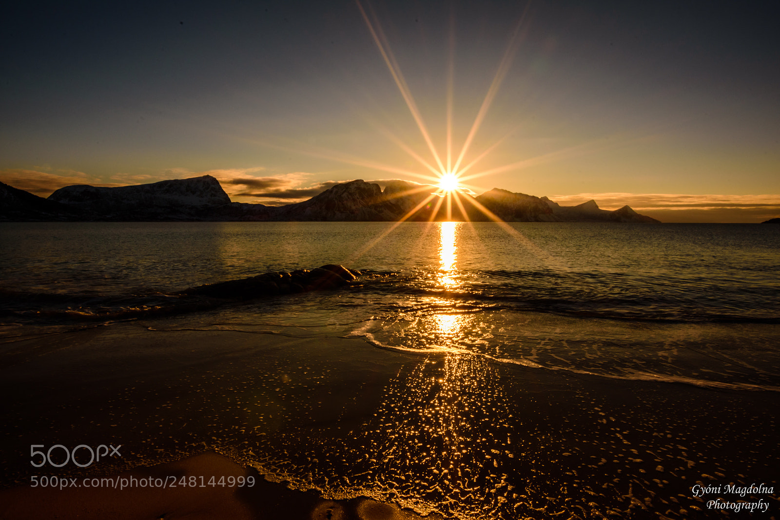 Nikon D7200 sample photo. Sunset at fjords photography