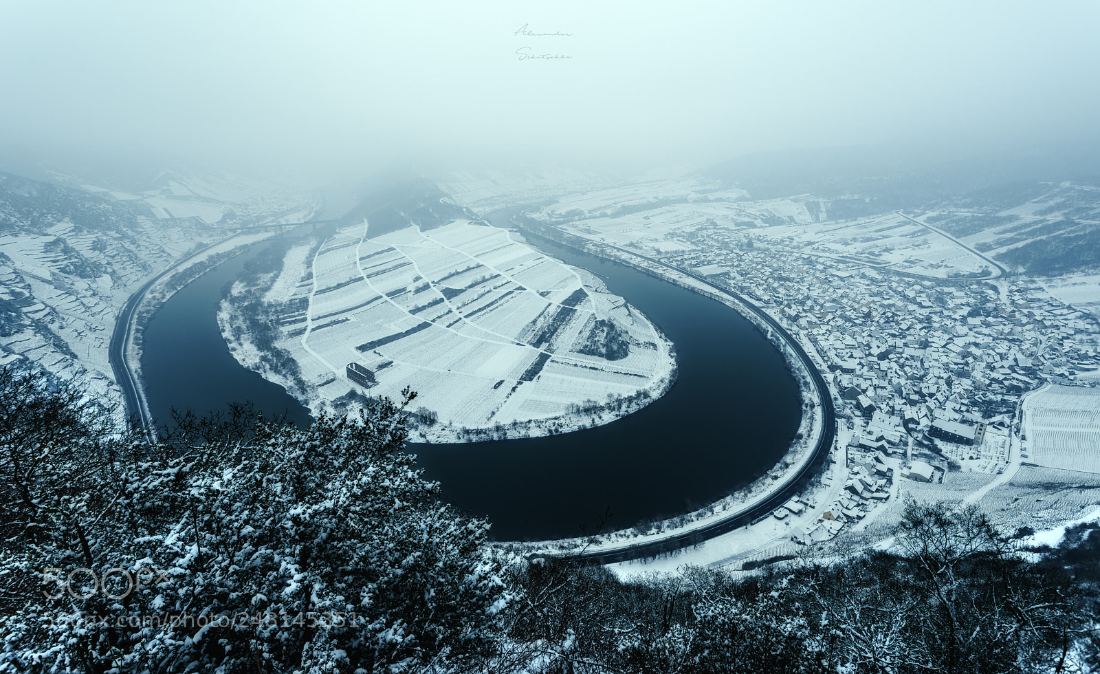 Sony a7 sample photo. Winter morning photography