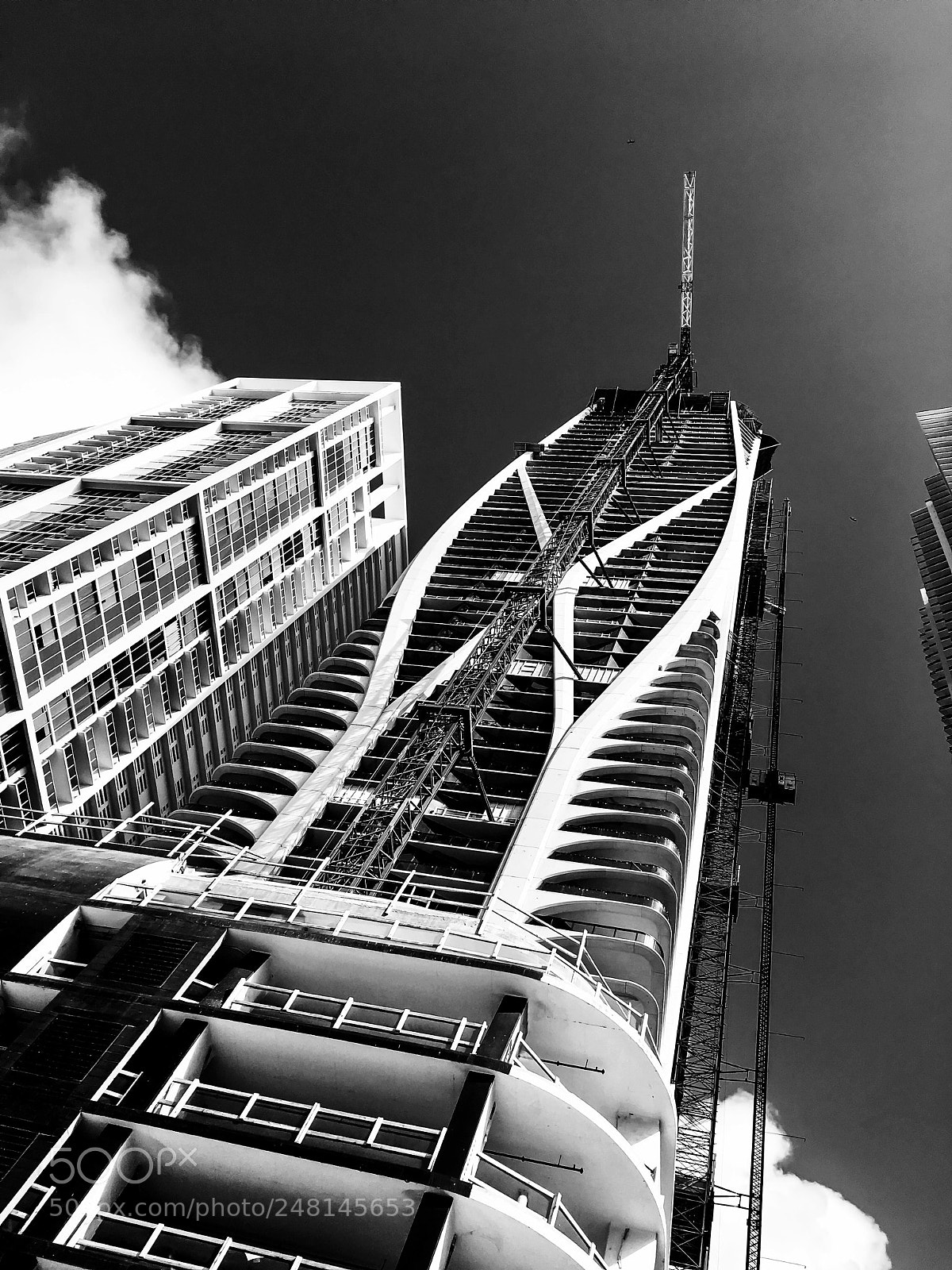 Apple iPhone 6s sample photo. Tower in miami. photography