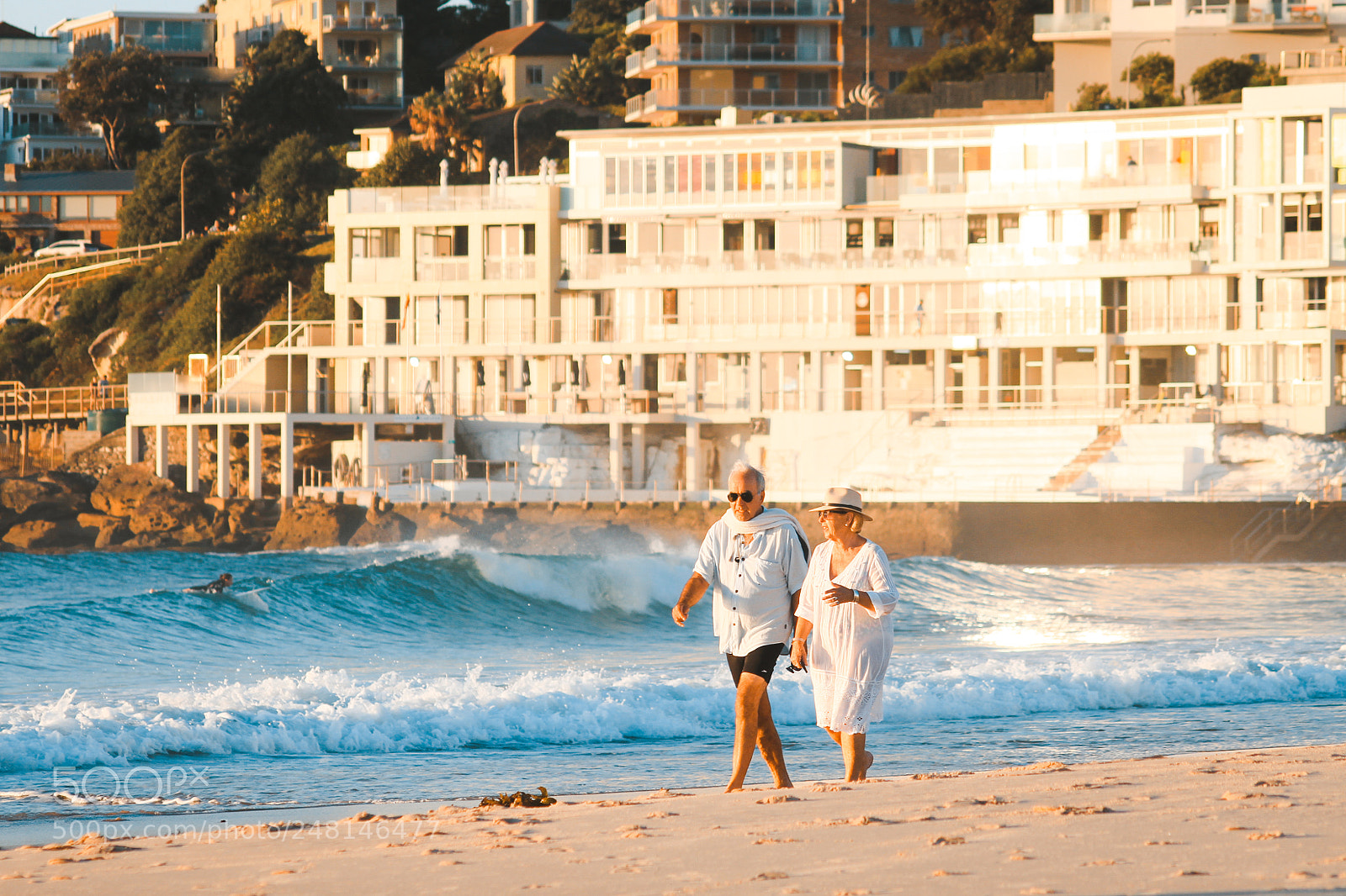 Canon EOS 7D sample photo. Sunrise at bondi beach photography