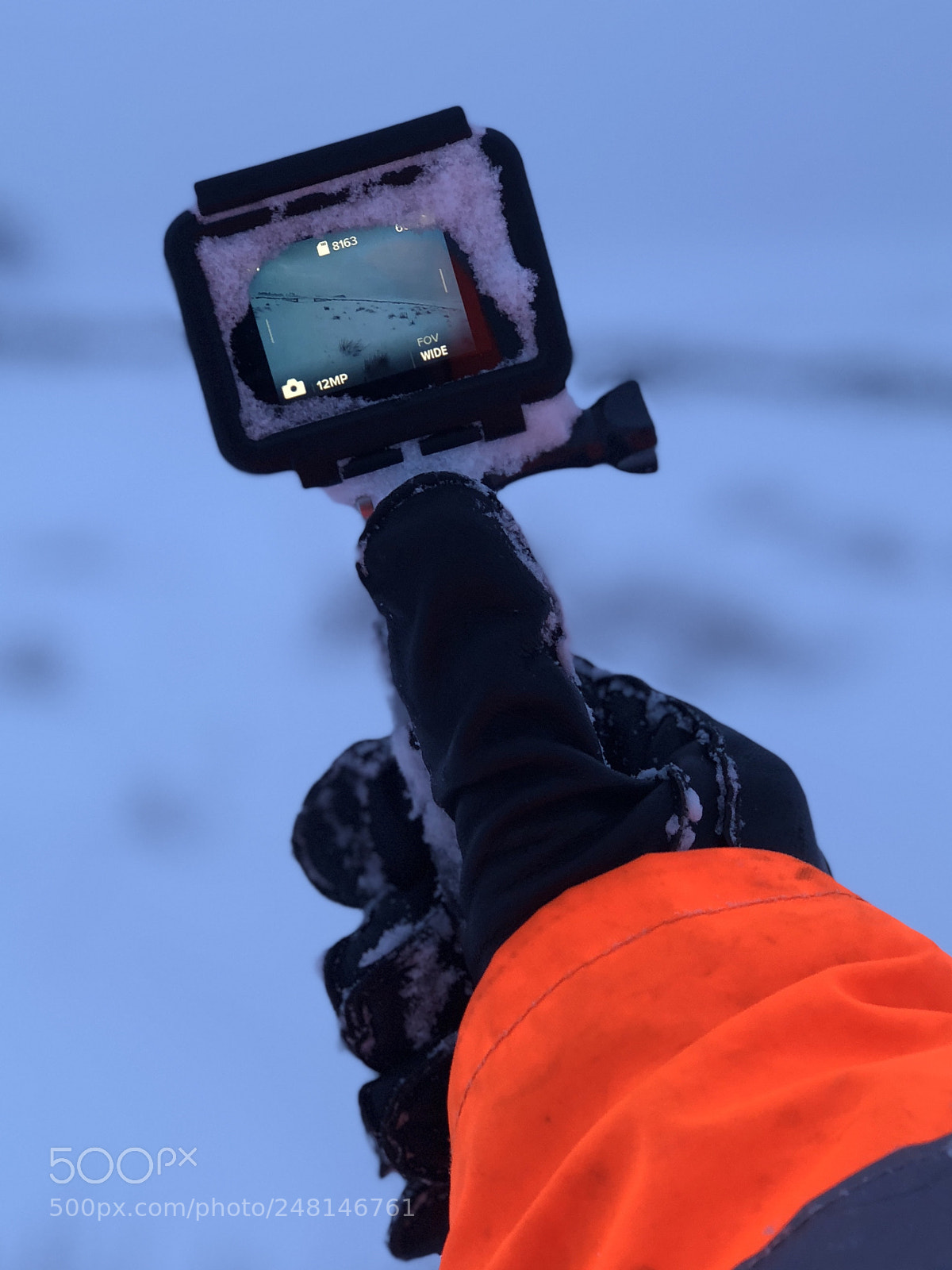 Apple iPhone X sample photo. Gopro snow photography