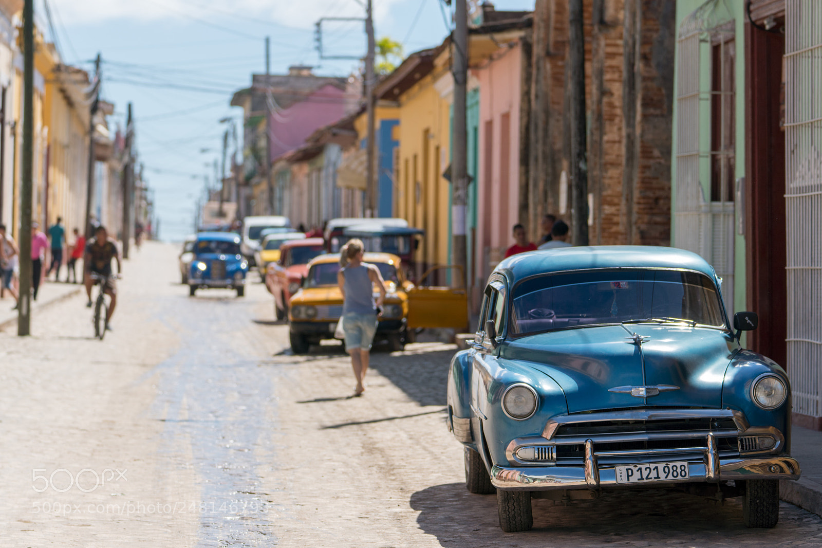 Sony a6500 sample photo. Classic cuban car photography