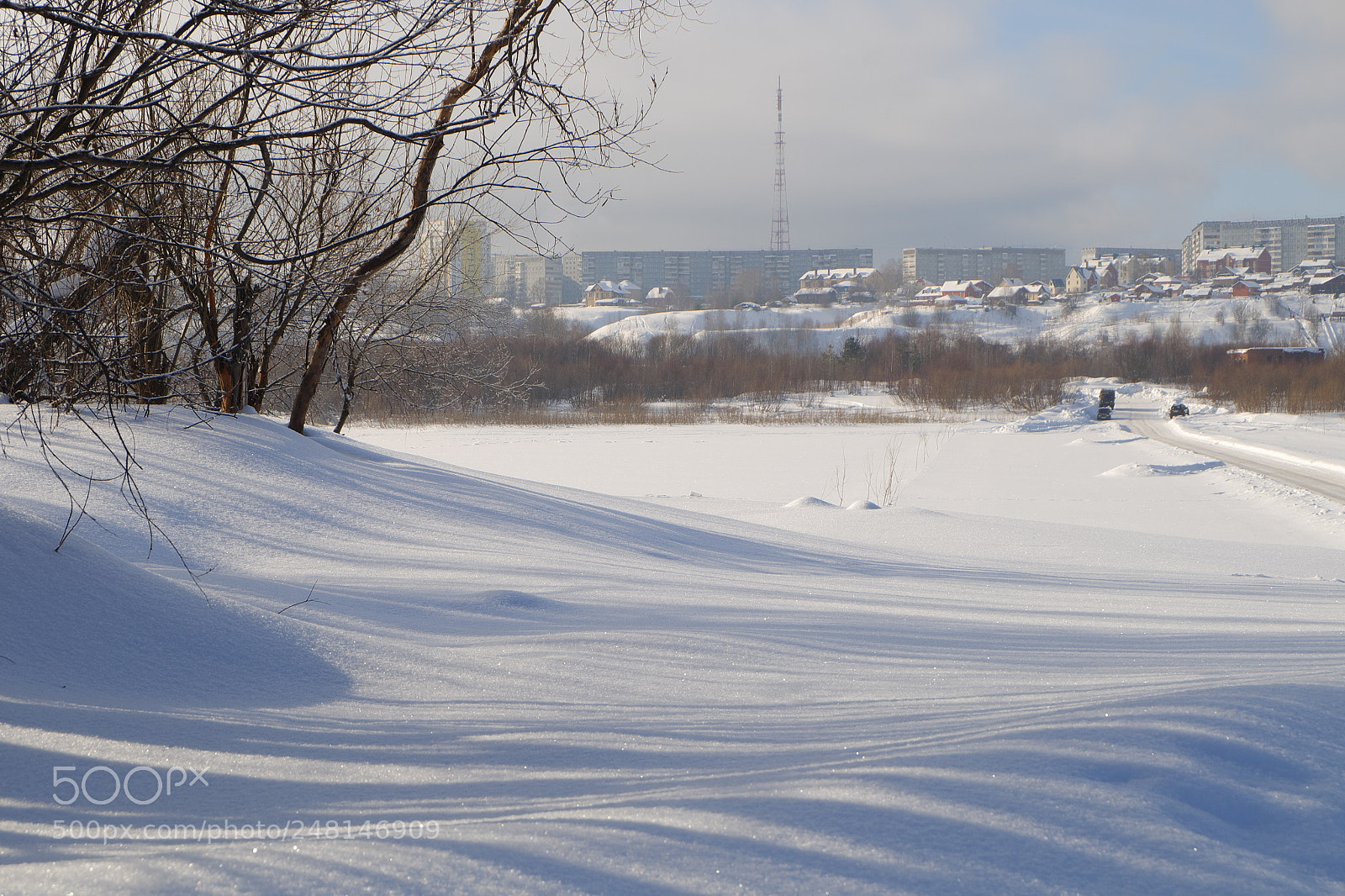 Fujifilm X-A10 sample photo. Distatnt town photography