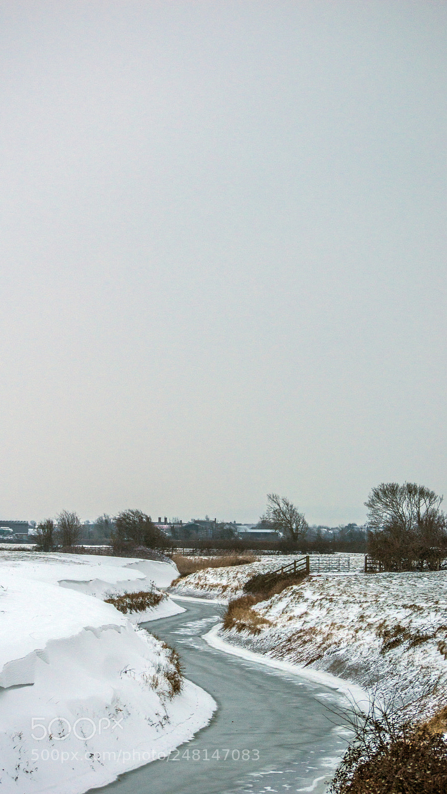 Nikon D3200 sample photo. Frozen river photography