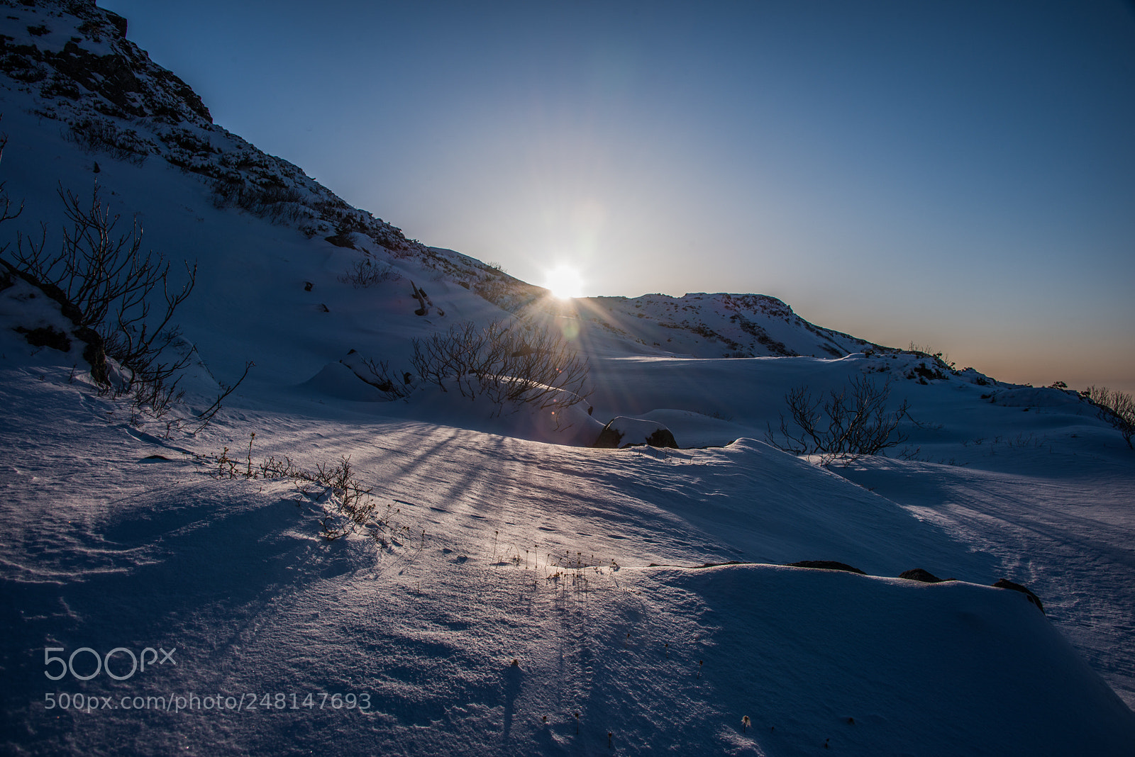 Nikon D800 sample photo. Mountain sunset photography