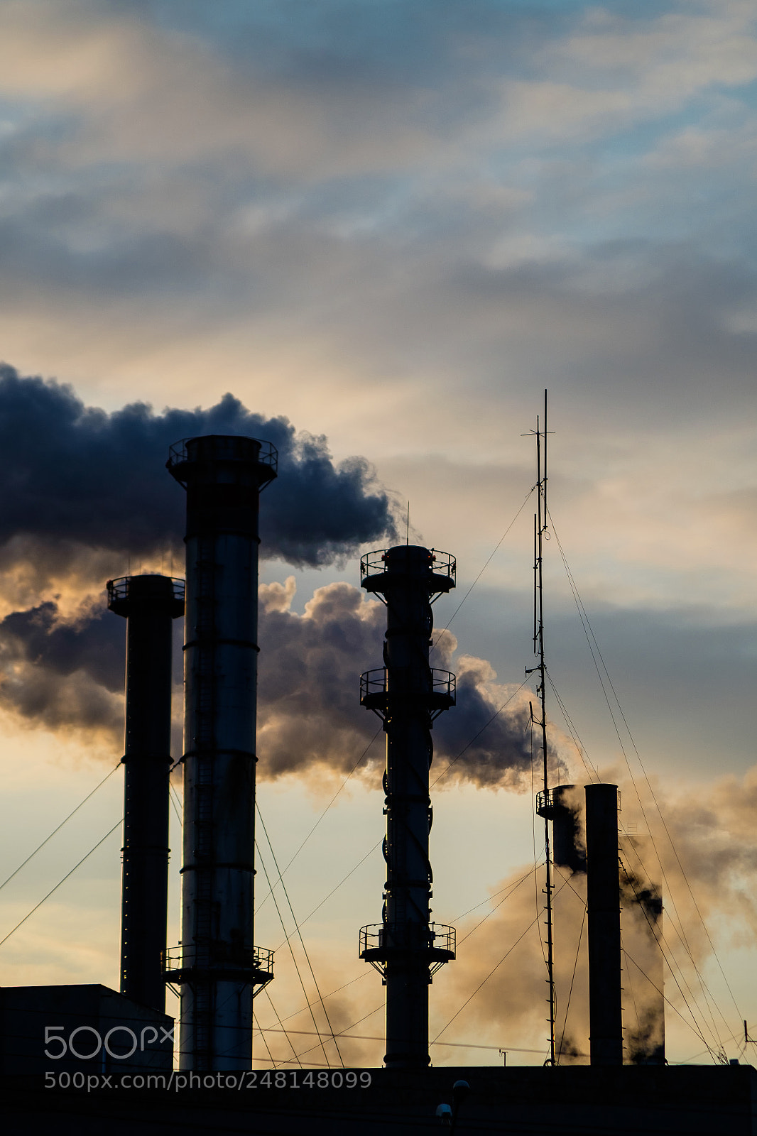 Fujifilm X-T1 sample photo. Urban chimneys sky clouds photography