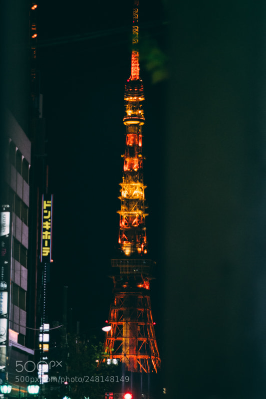 Fujifilm X-Pro1 sample photo. Tokyo tower photography