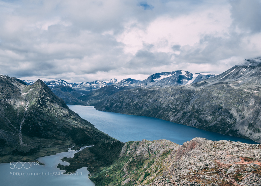Nikon D5300 sample photo. Mountain peaks in norway photography