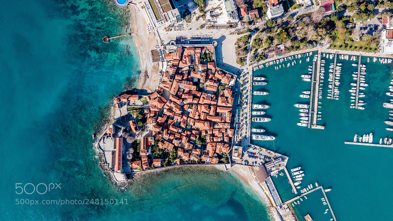 DJI FC220 sample photo. Budva from the sky! photography