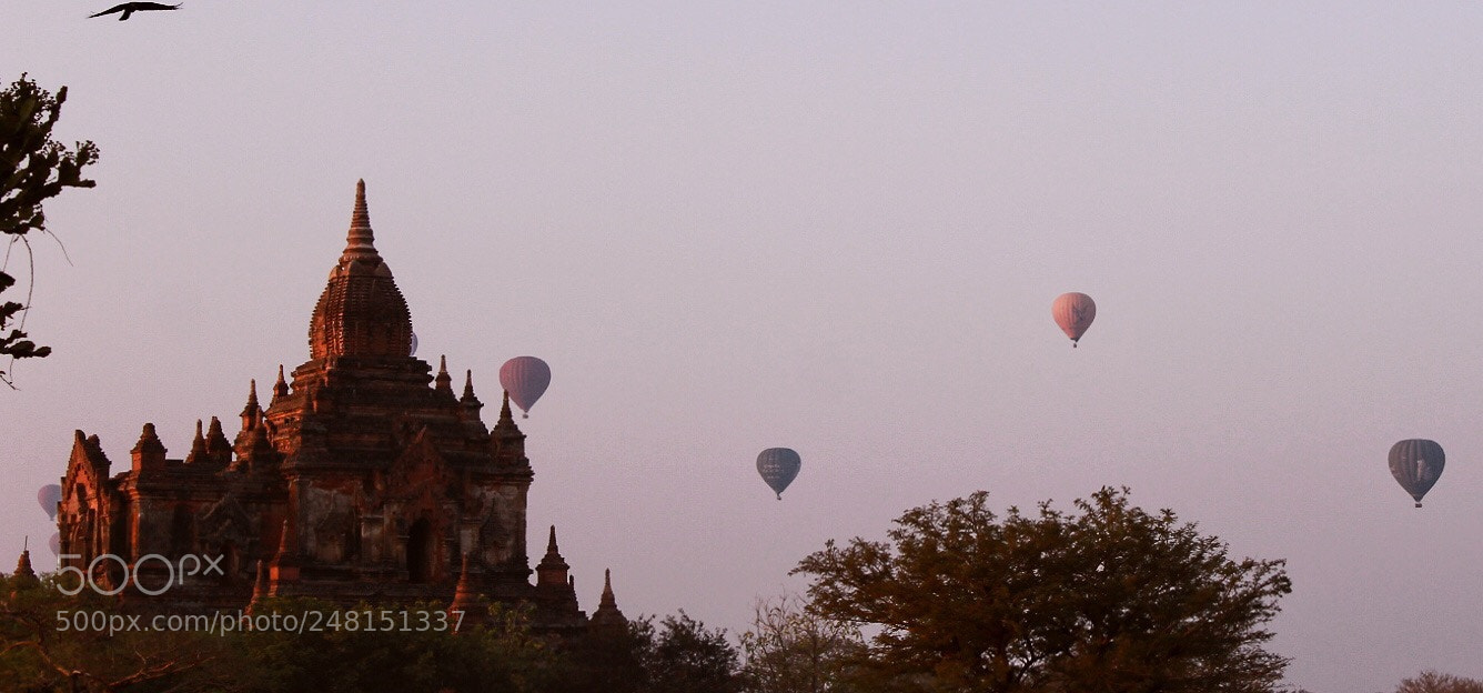 Canon EOS 1300D (EOS Rebel T6 / EOS Kiss X80) sample photo. Sun rise of bagan photography
