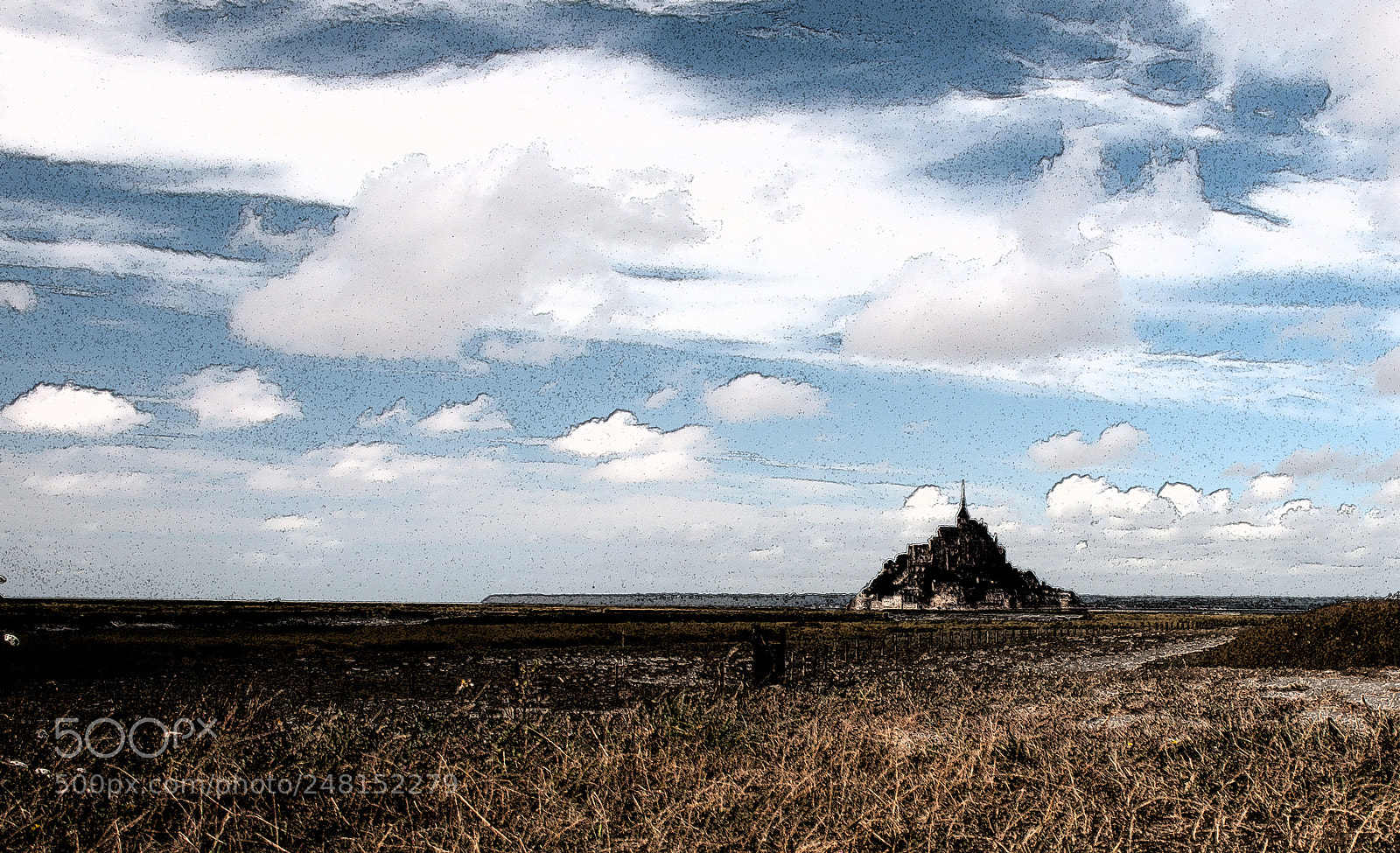 Nikon D5000 sample photo. Mont saint michel photography