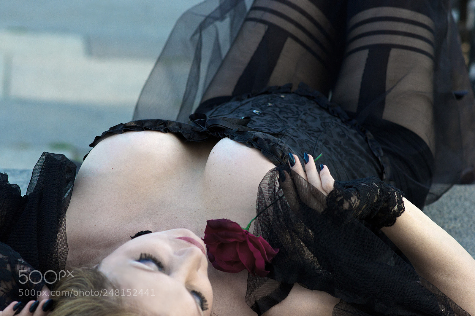 Sony Alpha DSLR-A500 sample photo. Дама в черном photography