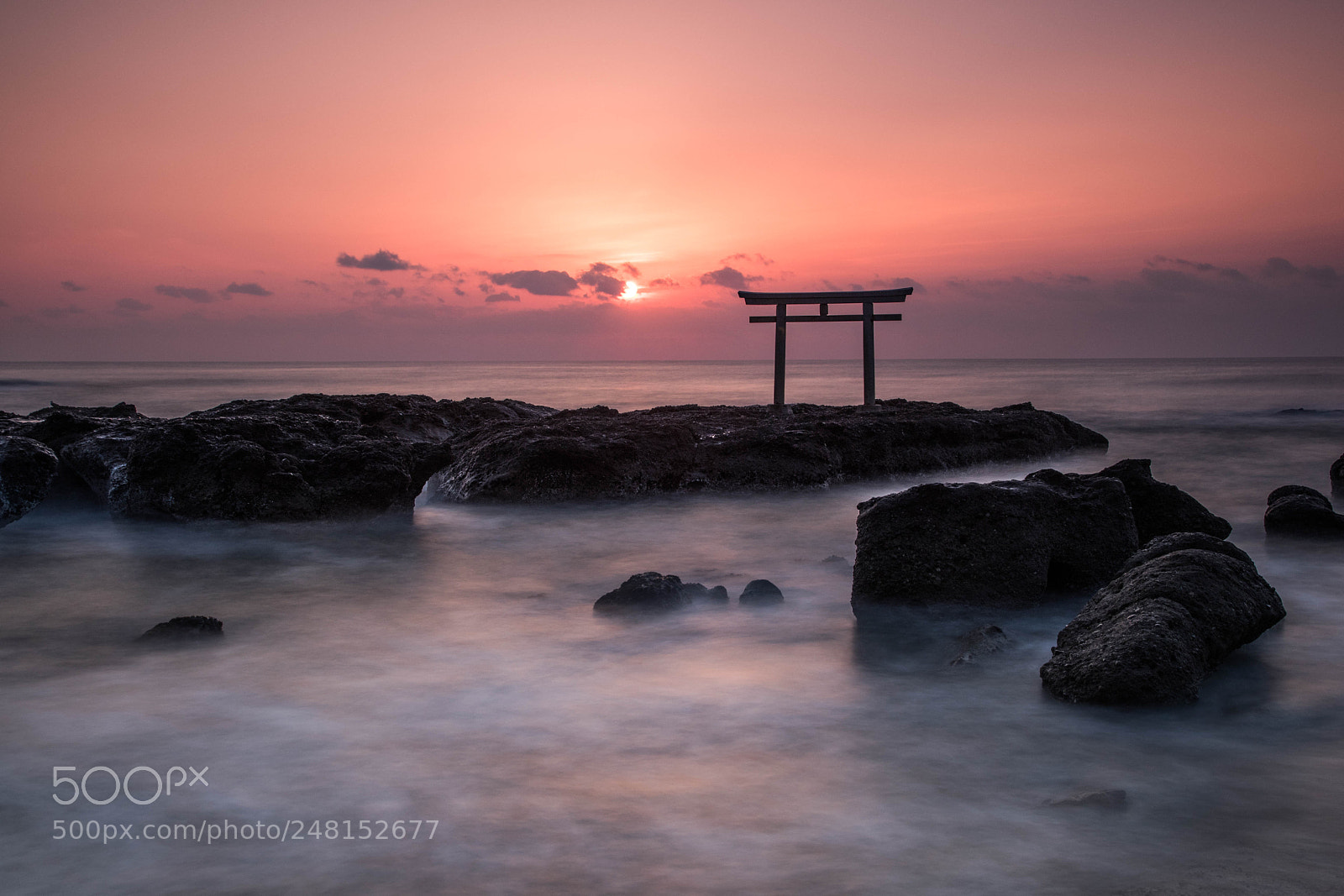 Canon EOS 80D sample photo. Sunrise at oarai shinto photography