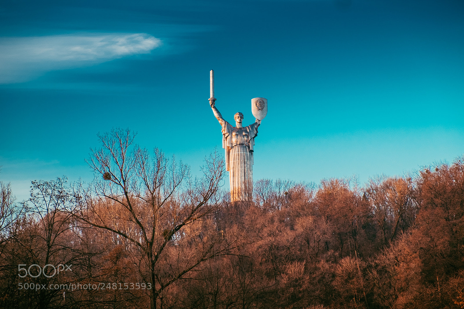 Fujifilm X-E1 sample photo. Motherland monument, kiev photography