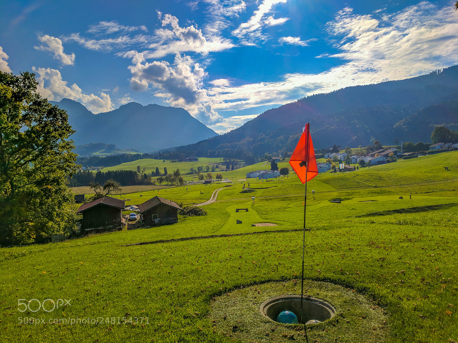 Google Pixel sample photo. Soccer golf court inzell photography