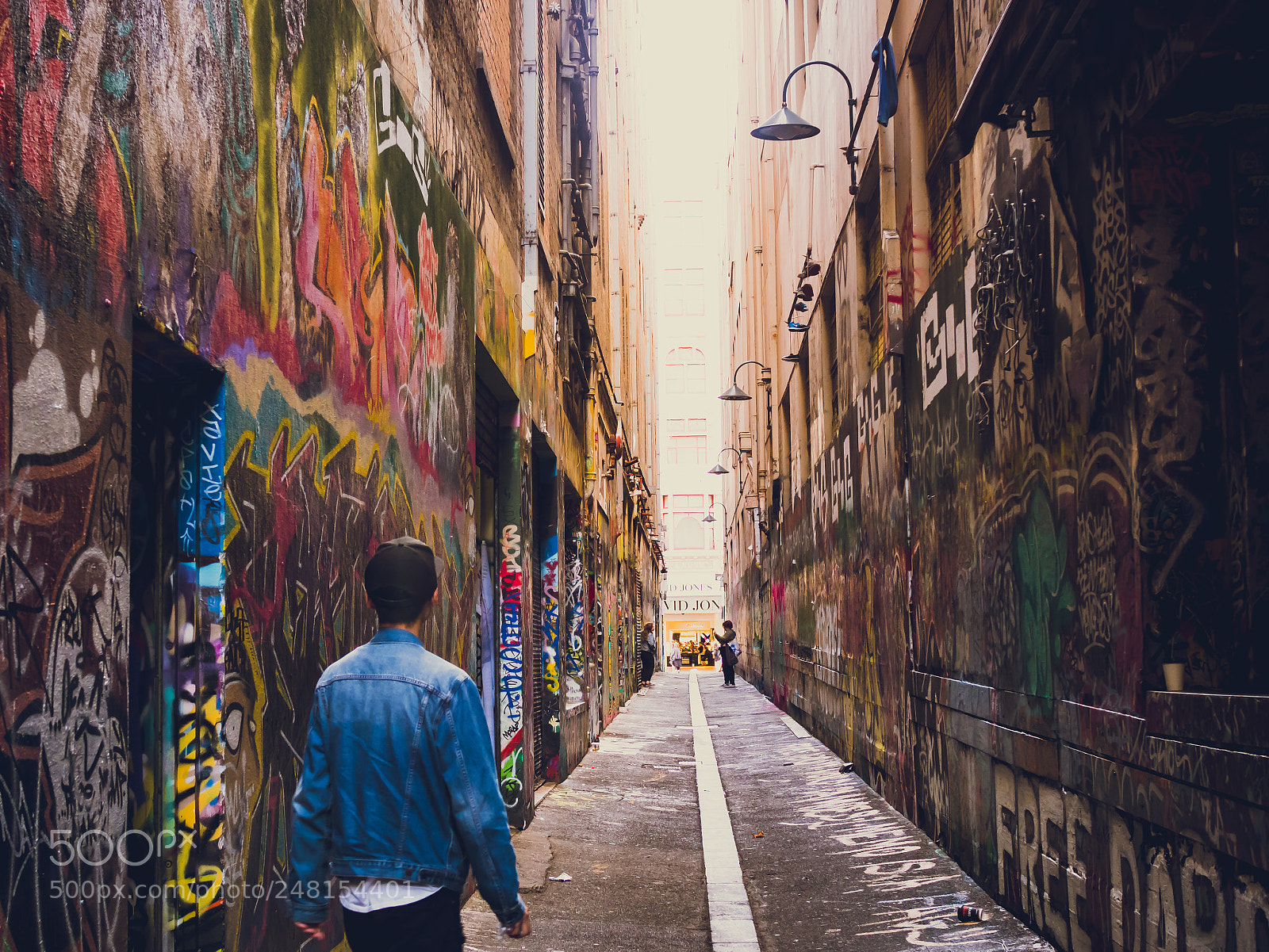Olympus PEN-F sample photo. Melbourne alleyway photography