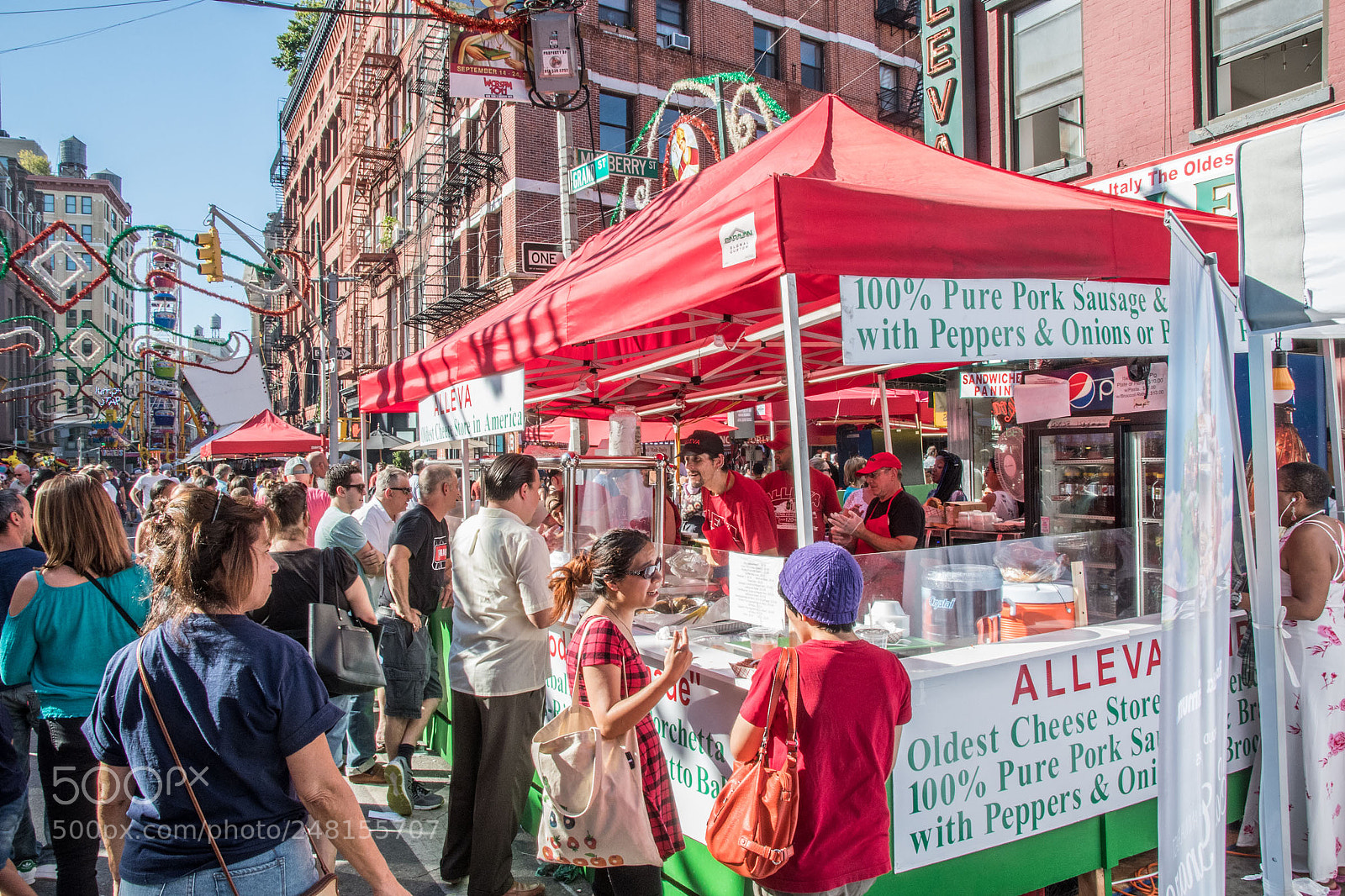Nikon D500 sample photo. Feast of san gennaro photography