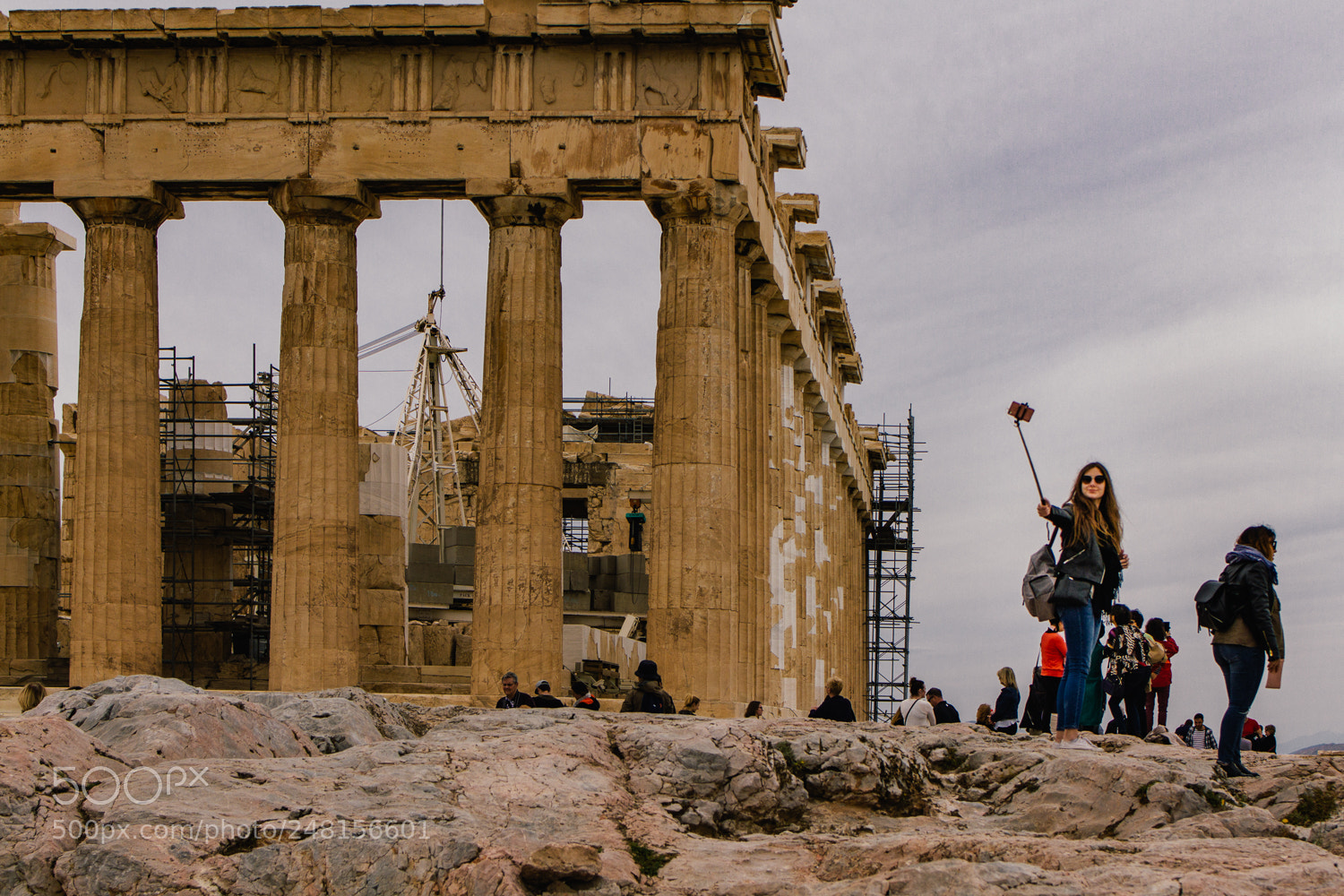 Canon EOS 7D sample photo. Acropolis - selfie photography