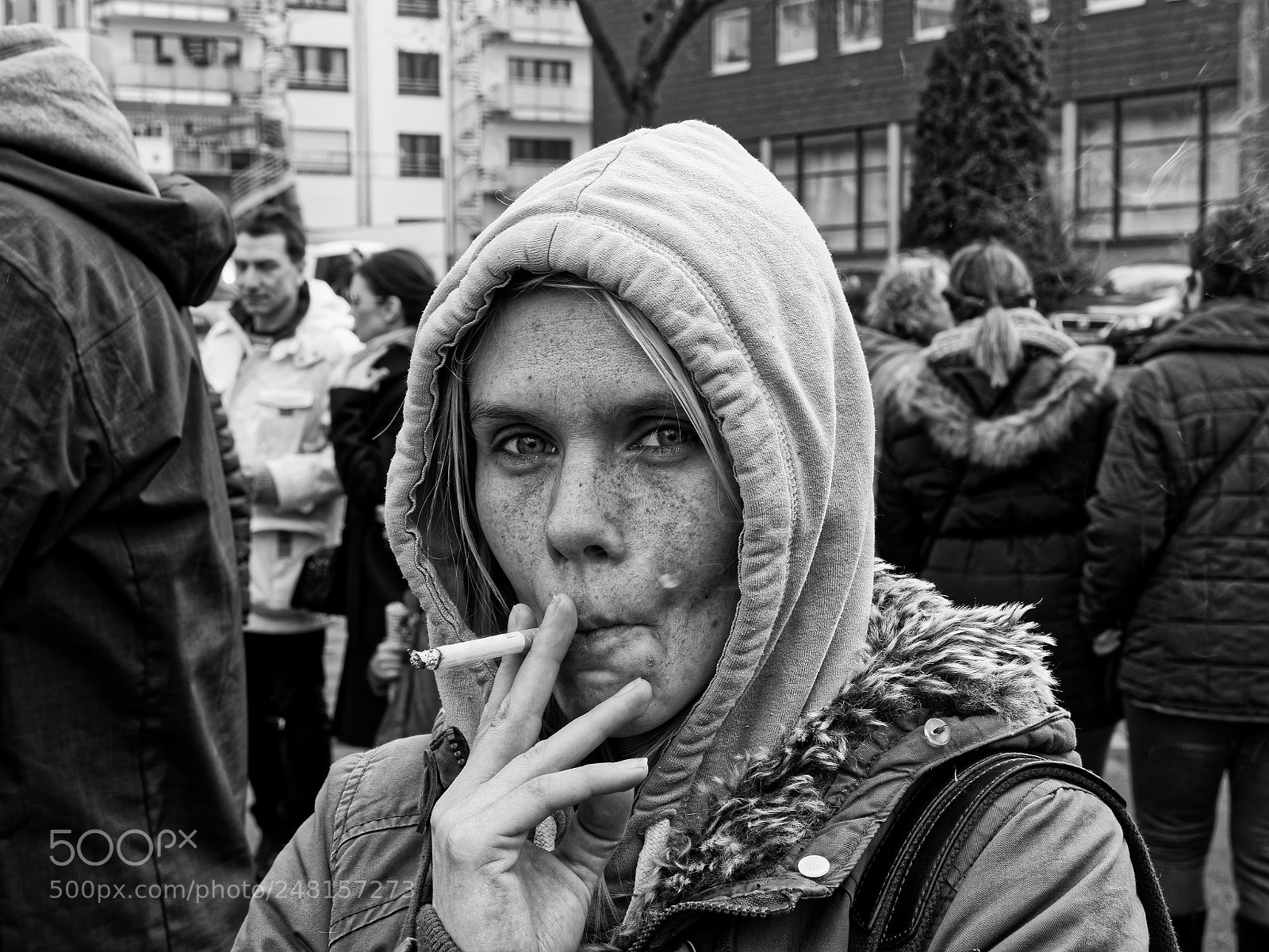 Panasonic Lumix DMC-GX8 sample photo. Portait of a smoker photography