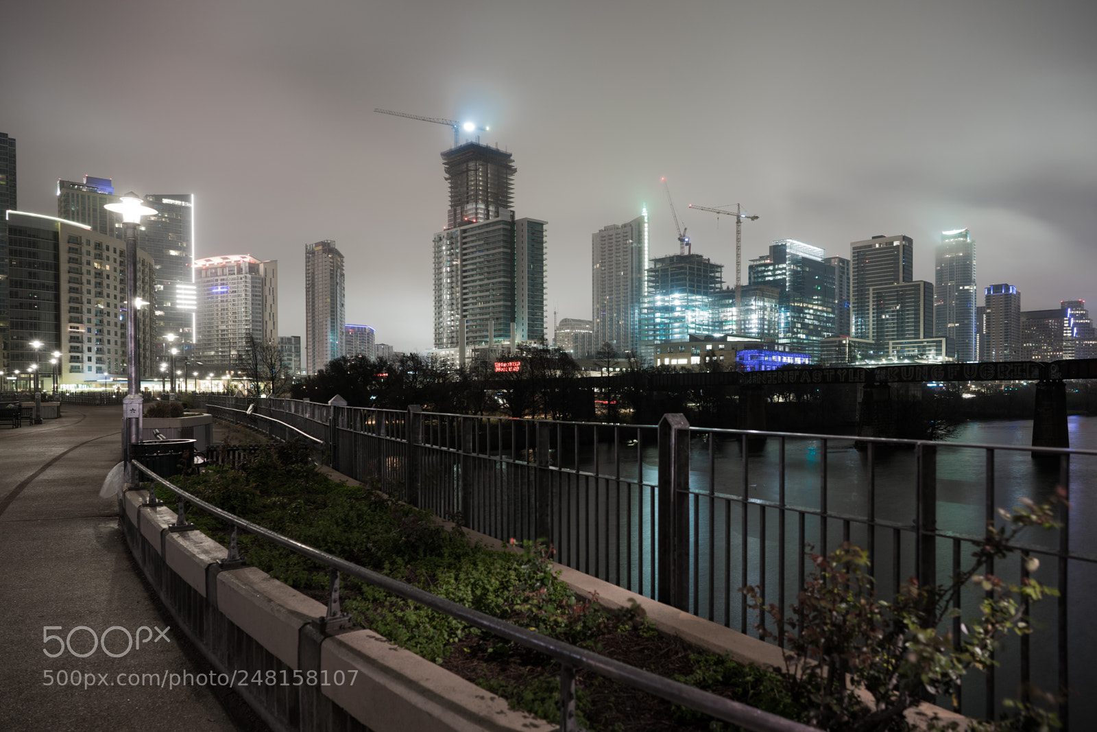 Sony a7 II sample photo. Austin skyline photography