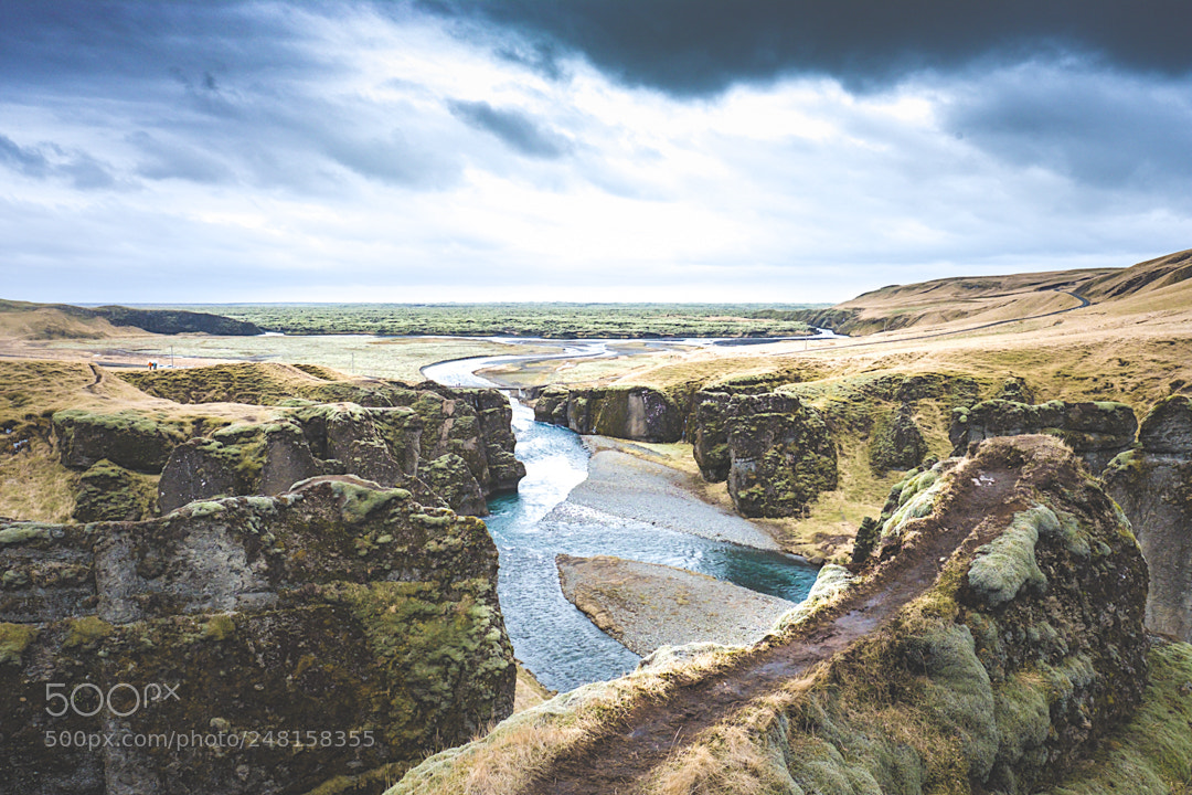 Fujifilm X-T2 sample photo. Picturesque canyons iceland photography