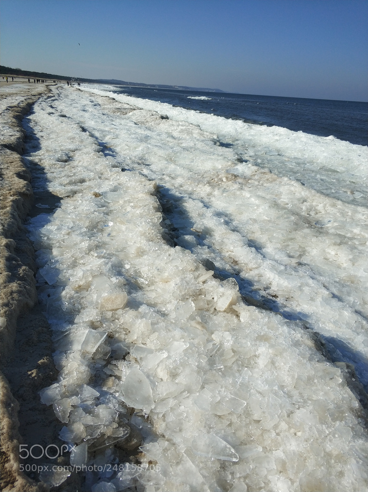 Xiaomi MI6 sample photo. Frozen waves 1, baltic see photography