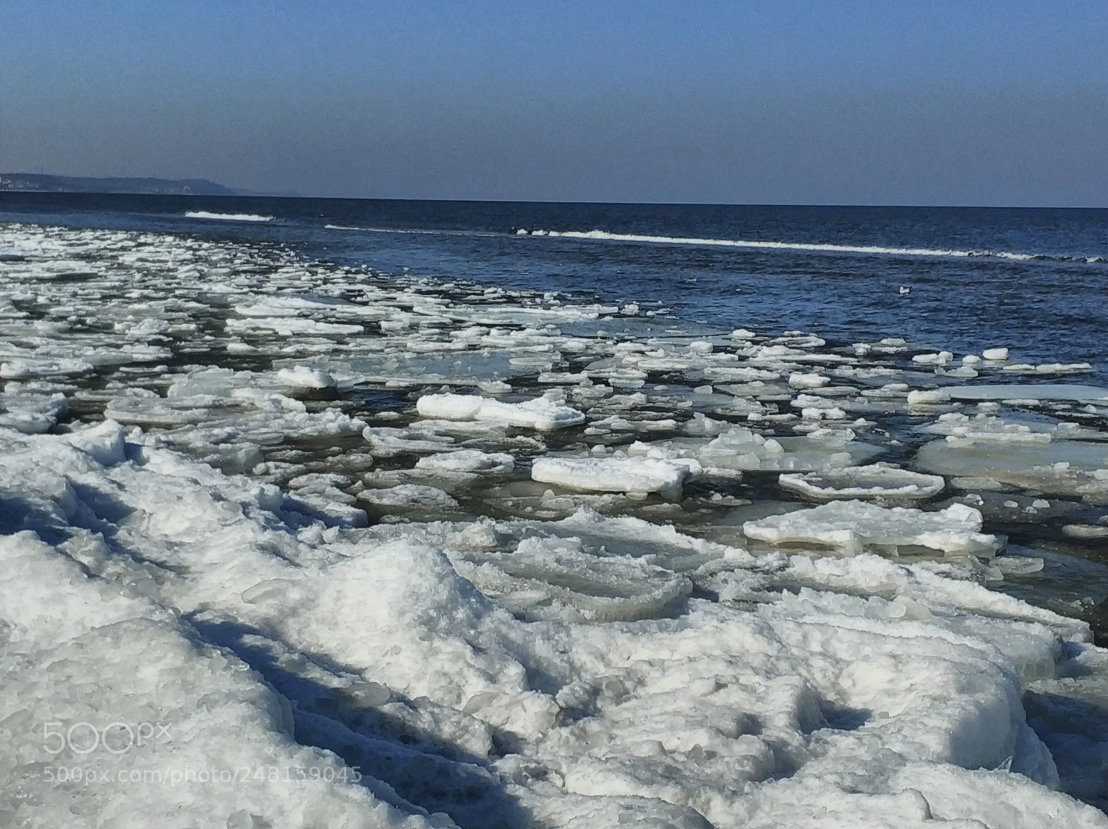 Xiaomi MI6 sample photo. Frozen waves 2, baltic see photography