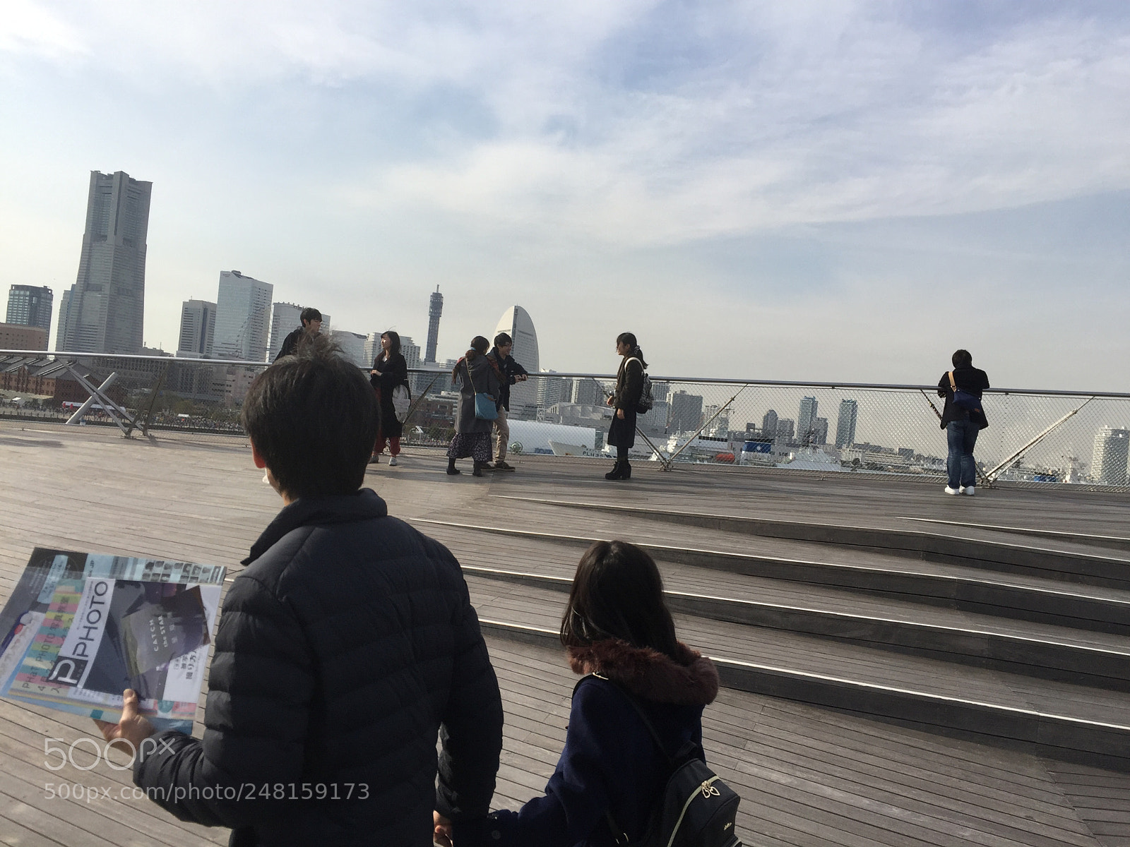 Apple iPhone 6 sample photo. Osanbashi pier,yokohama city photography