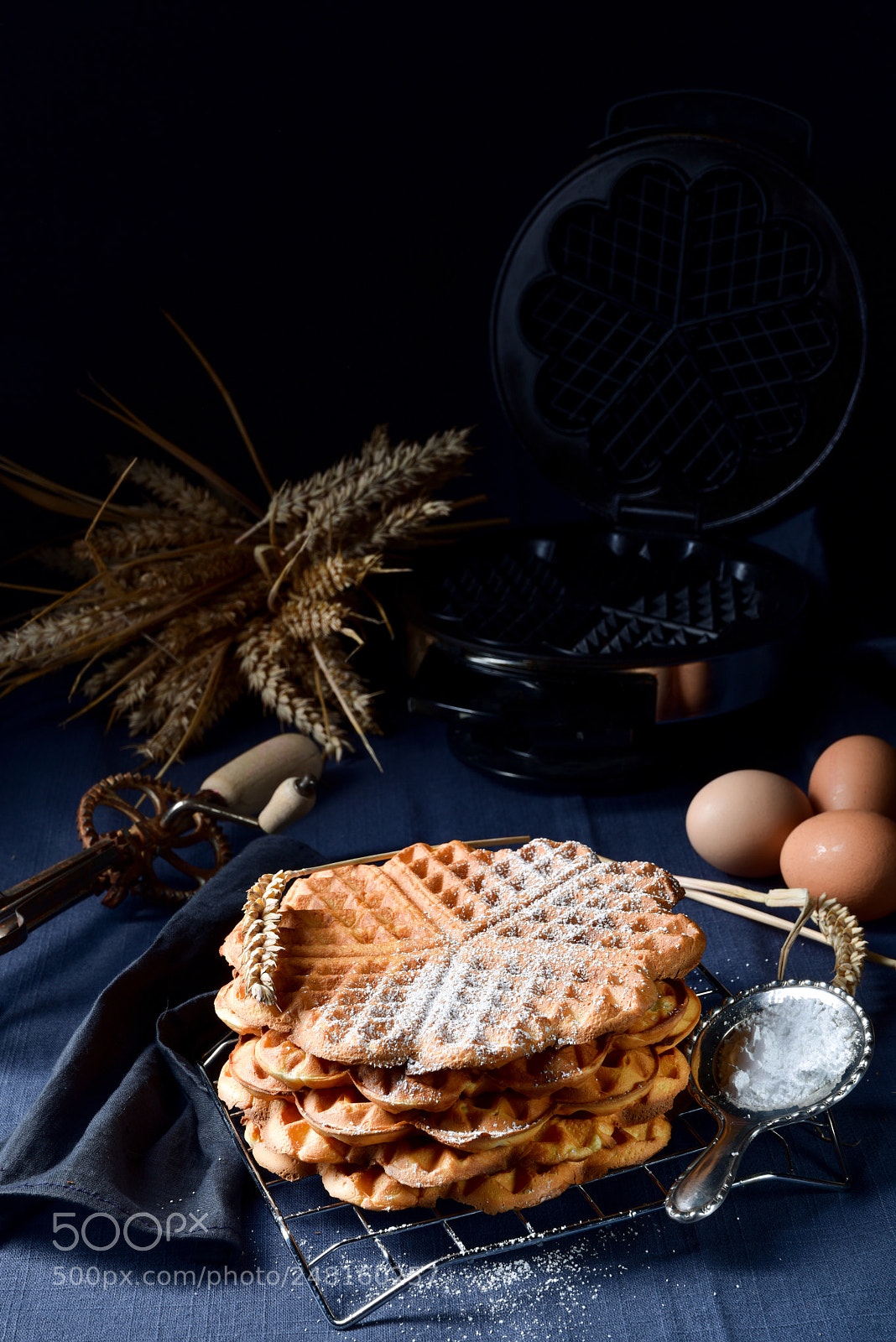Nikon D810 sample photo. Fresh and tasty waffle photography