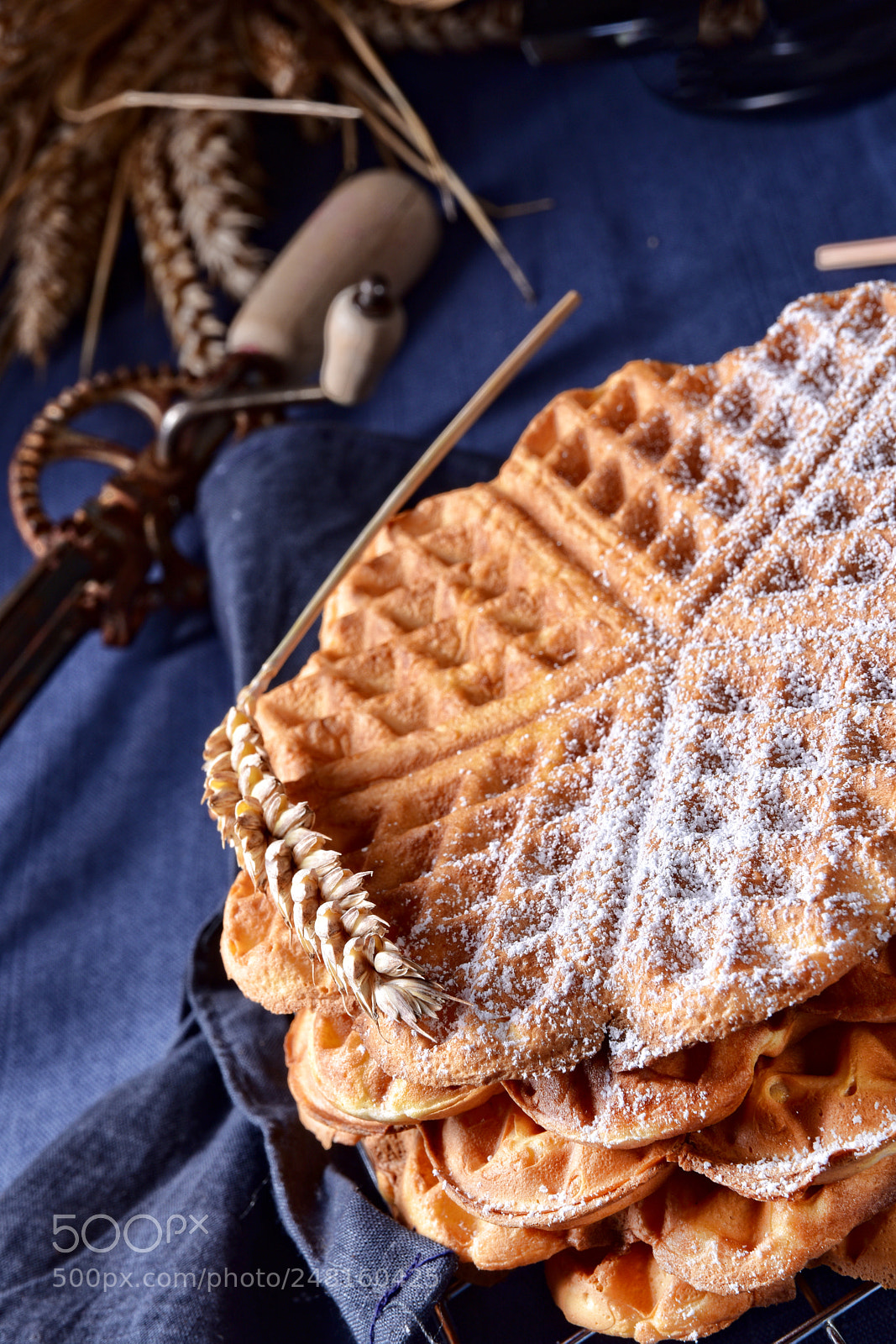 Nikon D810 sample photo. Fresh and tasty waffle photography