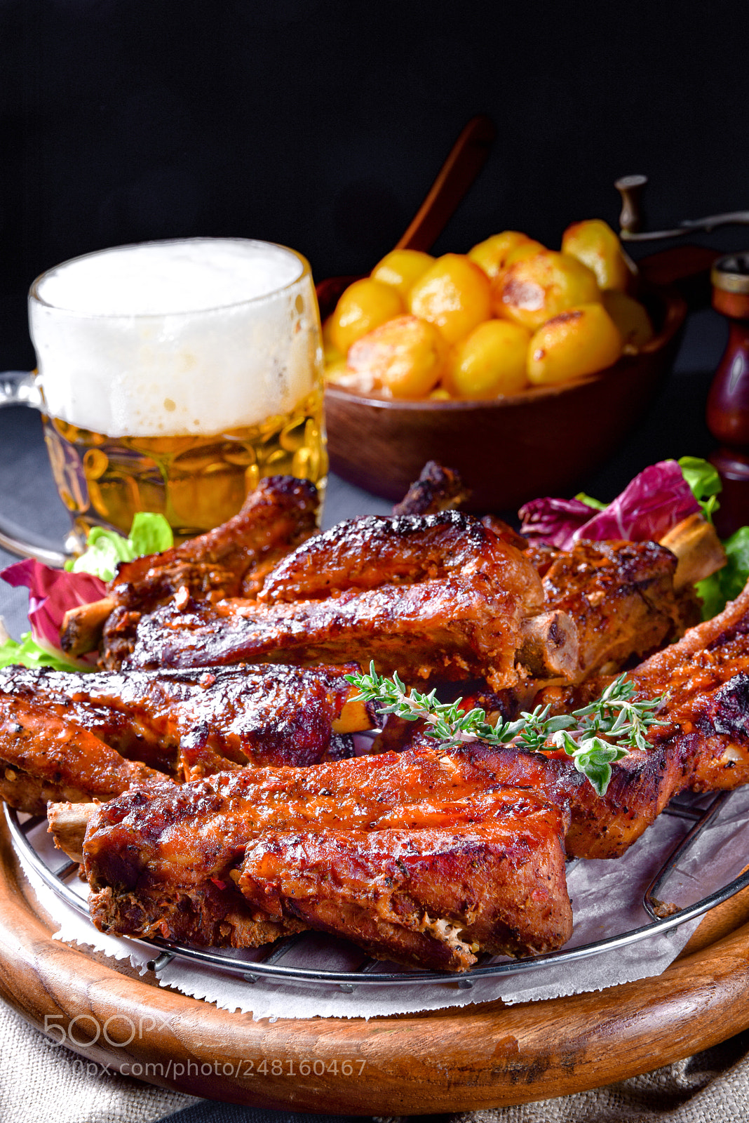 Nikon D810 sample photo. Delightful bbq spareribs from photography