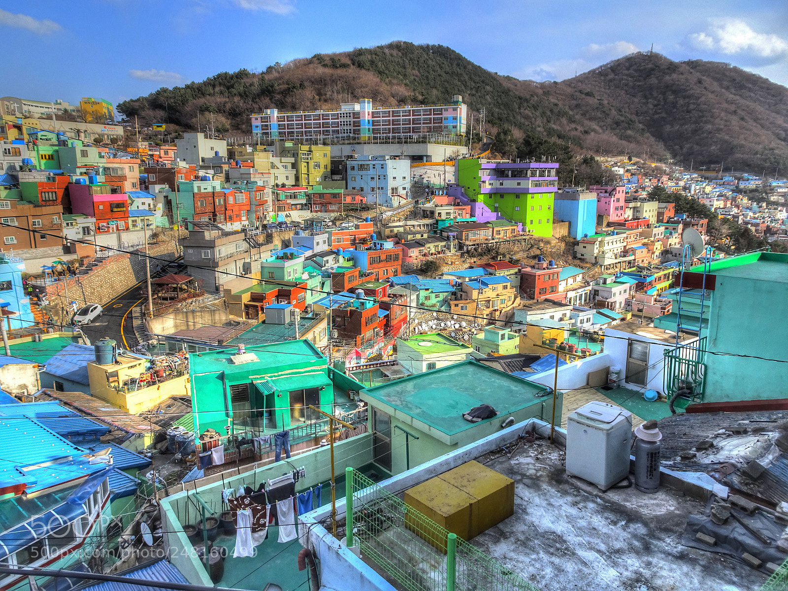 Sony Cyber-shot DSC-HX90V sample photo. Town photography