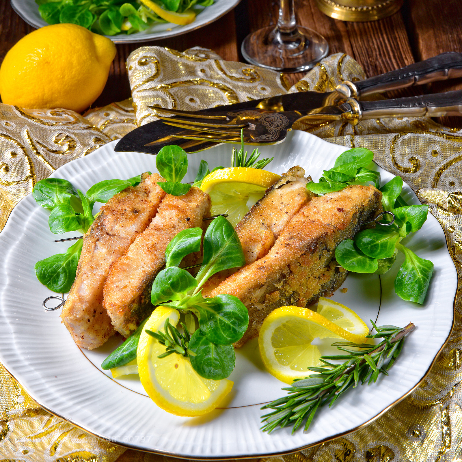 Nikon D810 sample photo. Fried carp fillet on photography