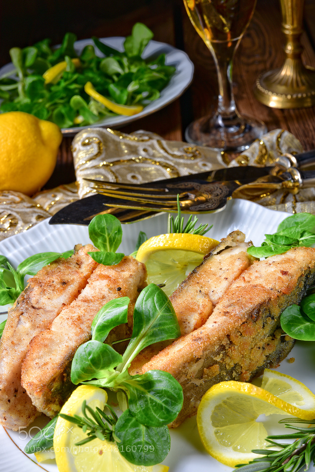 Nikon D810 sample photo. Fried carp fillet on photography